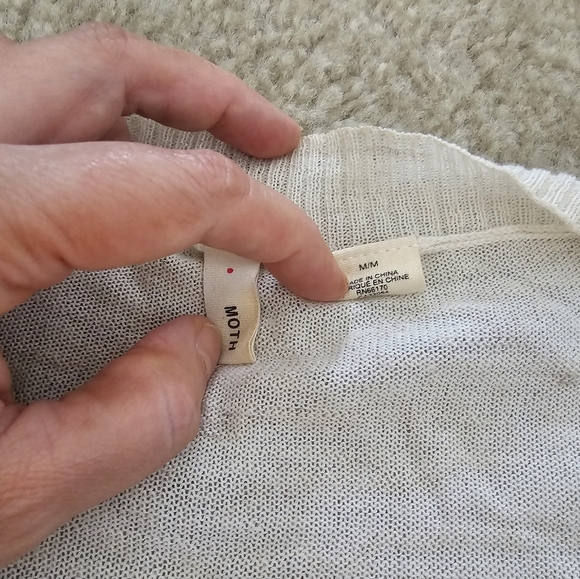 Moth Cream Women's Open Cardigan - Picture 2 of 3